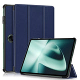 OnePlus Pad / Oppo Pad 2 Tri-Fold Leather Case w. Stand - Blue