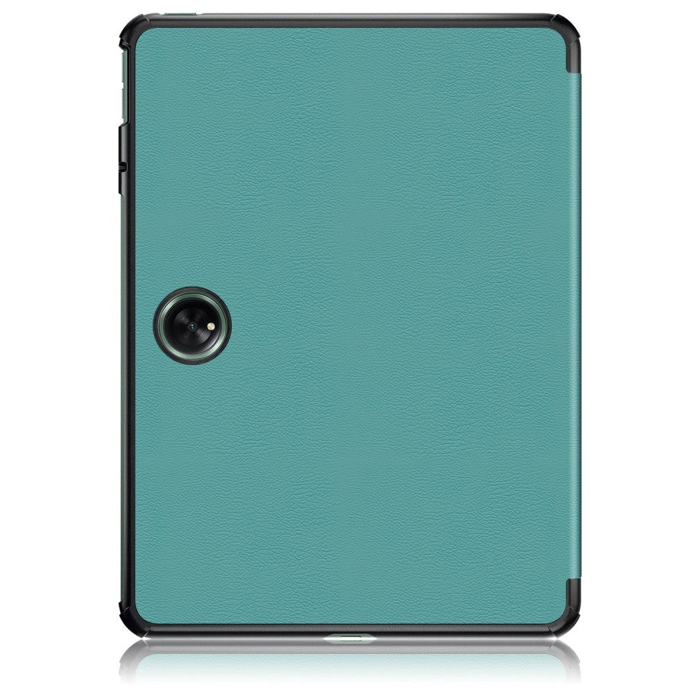 OnePlus Pad / Oppo Pad 2 Tri-Fold Leather Case w. Stand - Turquoise