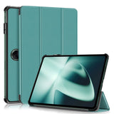 OnePlus Pad / Oppo Pad 2 Tri-Fold Leather Case w. Stand - Turquoise