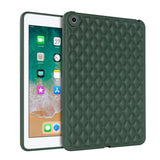 iPad 9.7 (2018-2017) / iPad Air / iPad Air 2 Flexible Plastic Case - Rhombe Design - Green