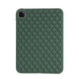 iPad Pro 11" ( 2022 / 2021 / 2020) Flexible Plastic Case - Rhombe Design - Green