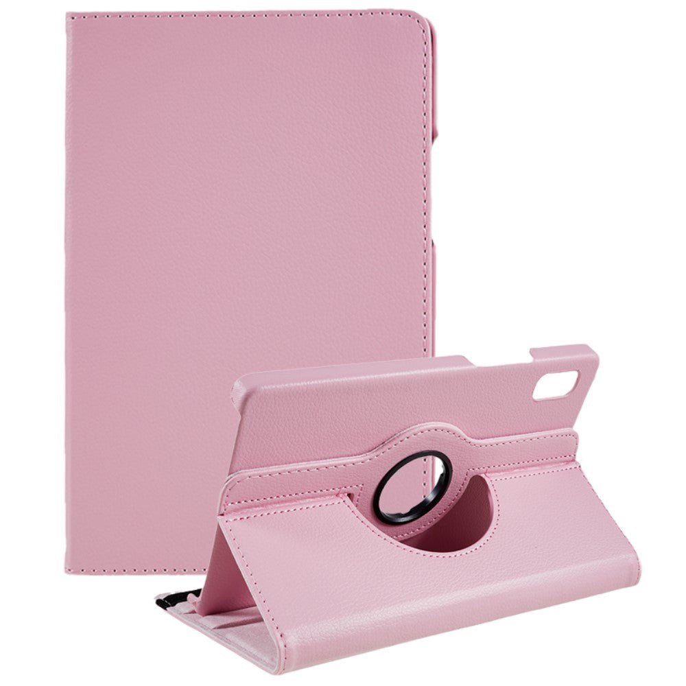 Lenovo Tab M9 Classic Leather Case w. 360⁰ Standing Function - Pink