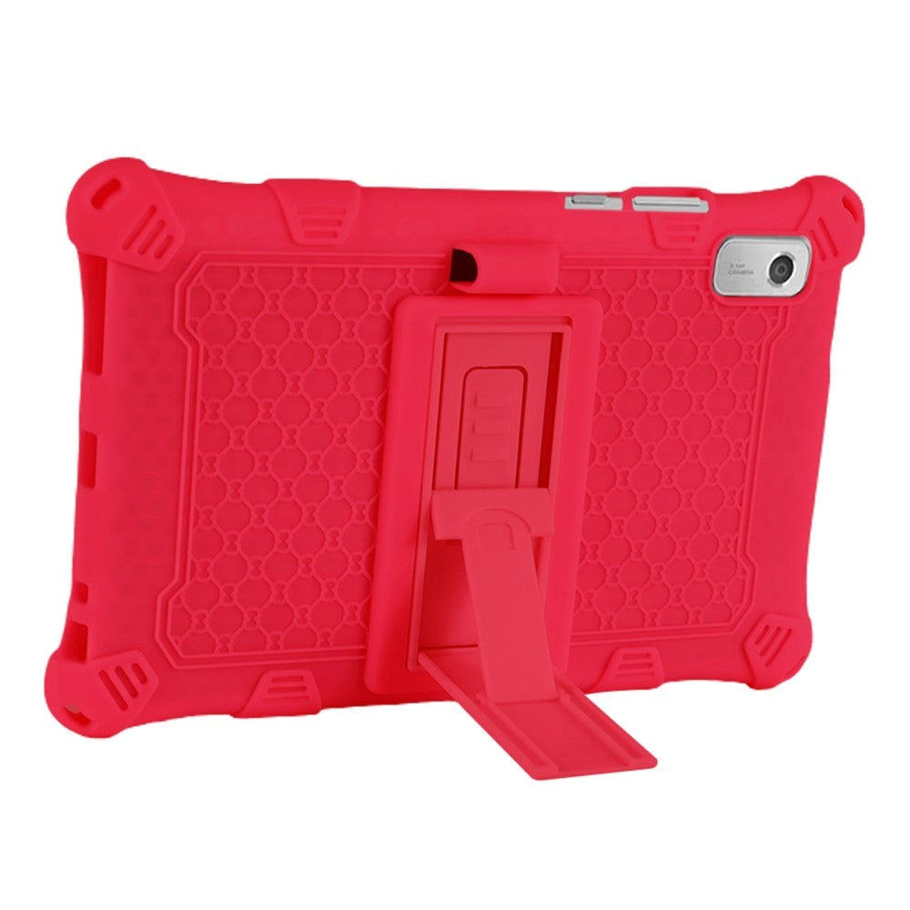 Lenovo Tab M9 Silicone Case w. Kickstand - Red