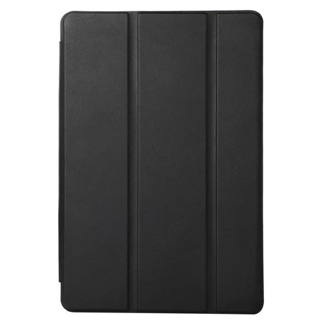 Samsung Galaxy Tab S6 Lite (2020-2024) Magnetic Tri-Fold Leather Case w. Stand - Black