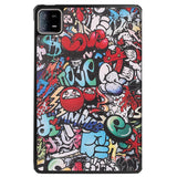 Xiaomi Pad 6 Leather Case with Stand - Graffiti