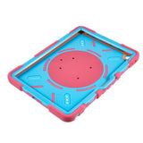 Pepkoo iPad 11" (2025) / 10.9" (2024 / 2022) Kids Case with Rotatable Stand - Pink / Blue