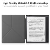 EIDERWOOD Kobo Elipsa 2E Origami Leather Flip Case with Pen Holder - Galaxy