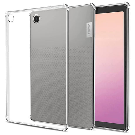 Lenovo Tab M8 (4th Gen.)  Flexible Plastic Case with Shock-Absorbing Corners - Transparent