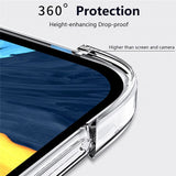 Lenovo Tab M8 (4th Gen.)  Flexible Plastic Case with Shock-Absorbing Corners - Transparent