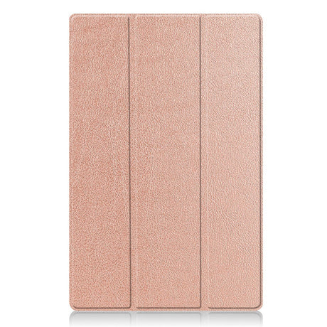 Samsung Tab S9 Ultra Tri-Fold Leather Case w. Stand - Rose Gold