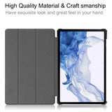 Samsung Galaxy Tab S9 Imitation Leather Flip Case - Don't Touch Me