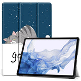 Samsung Tab S9 Tri-Fold Leather Case - "Good Night"