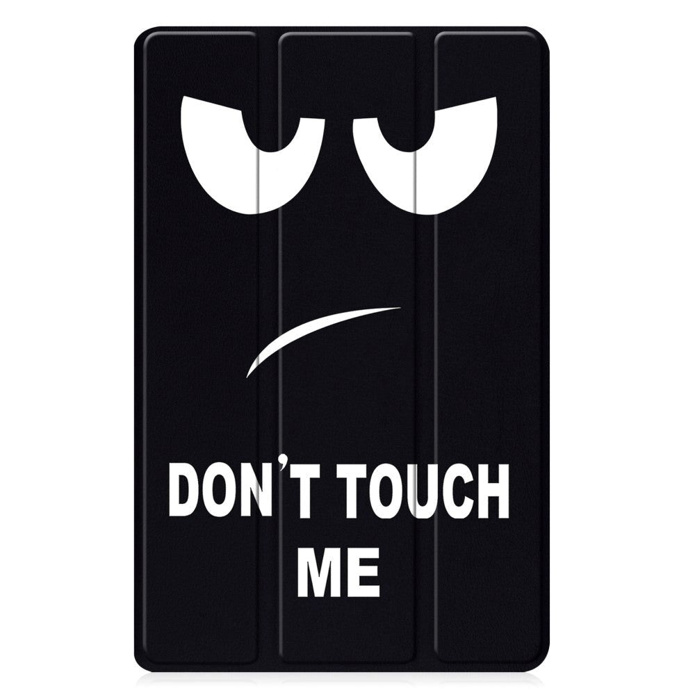 Samsung Galaxy Tab A9 Tri-Fold PU Flip Case with Sleep / Wake-up Function - "Don't Touch Me"