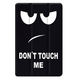 Samsung Galaxy Tab A9 Tri-Fold PU Flip Case with Sleep / Wake-up Function - "Don't Touch Me"