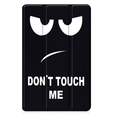 Samsung Galaxy Tab A9 Tri-Fold PU Flip Case with Sleep / Wake-up Function - "Don't Touch Me"