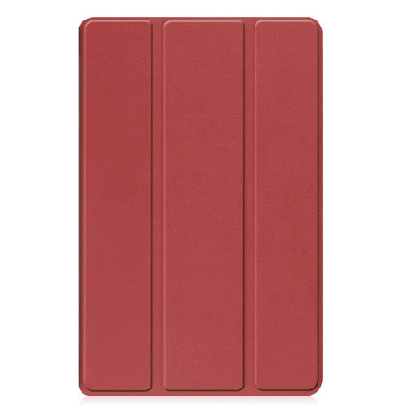 Samsung Galaxy Tab A9 Tri-Fold Leather Case w. Stand - Red