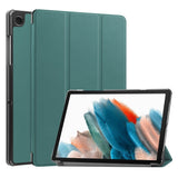 Samsung Galaxy Tab A9 Tri-Fold Leather Case w. Stand - Green