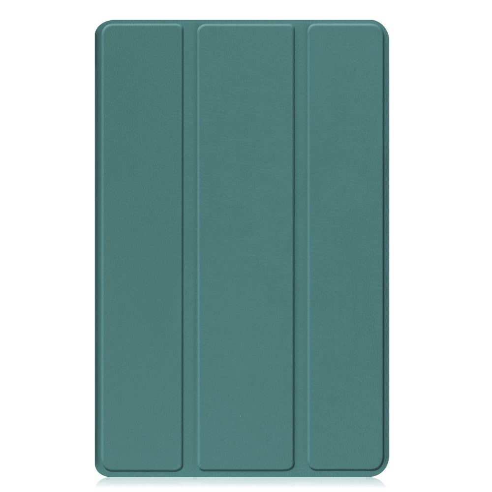 Samsung Galaxy Tab A9 Tri-Fold Leather Case w. Stand - Green