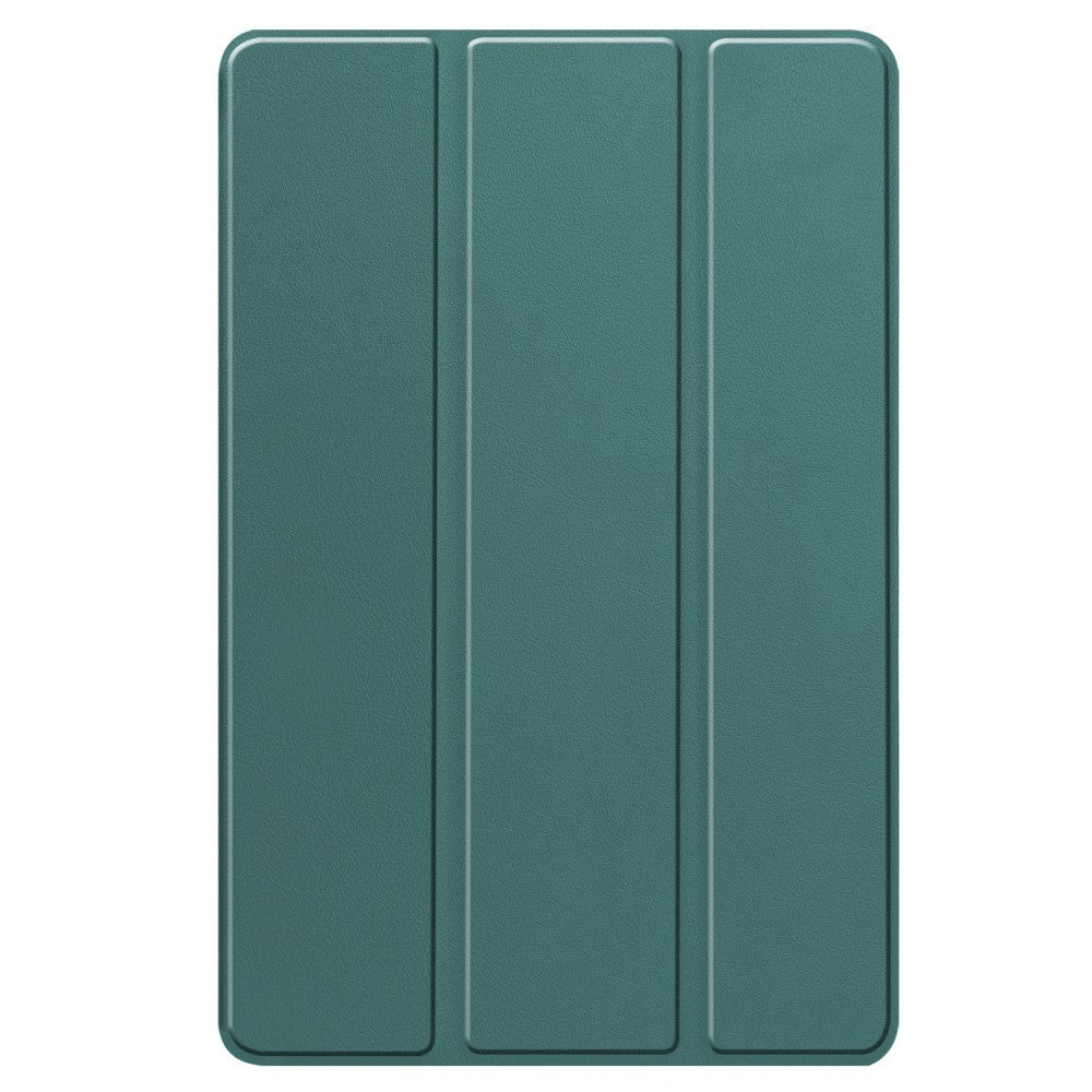 Lenovo Tab P12 Magnetic Tri-Fold Leather Case w. Stand - Green