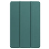 Lenovo Tab P12 Magnetic Tri-Fold Leather Case w. Stand - Green