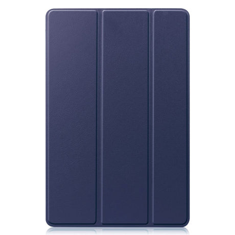 Samsung Galaxy Tab S9 FE Tri-Fold Leather Case w. Stand - Blue