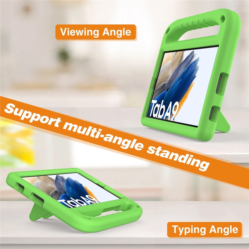 EIDERWOOD Samsung Galaxy Tab A11 / A9 Kids Case w. Kickstand - Green