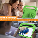 EIDERWOOD Samsung Galaxy Tab A11 / A9 Kids Case w. Kickstand - Green