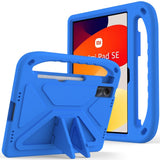 EIDERWOOD Xiaomi Redmi Pad SE Anti-Drop Tablet Case with Handle and Kickstand - Blue