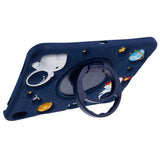 iPad 10.9" (2022) Children's Case - Astronaut Case w. Stand & Shoulder Strap - Dark Blue