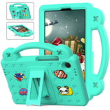 EIDERWOOD Samsung Galaxy Tab A11 / A9 Kids Case w. Kickstand - Green