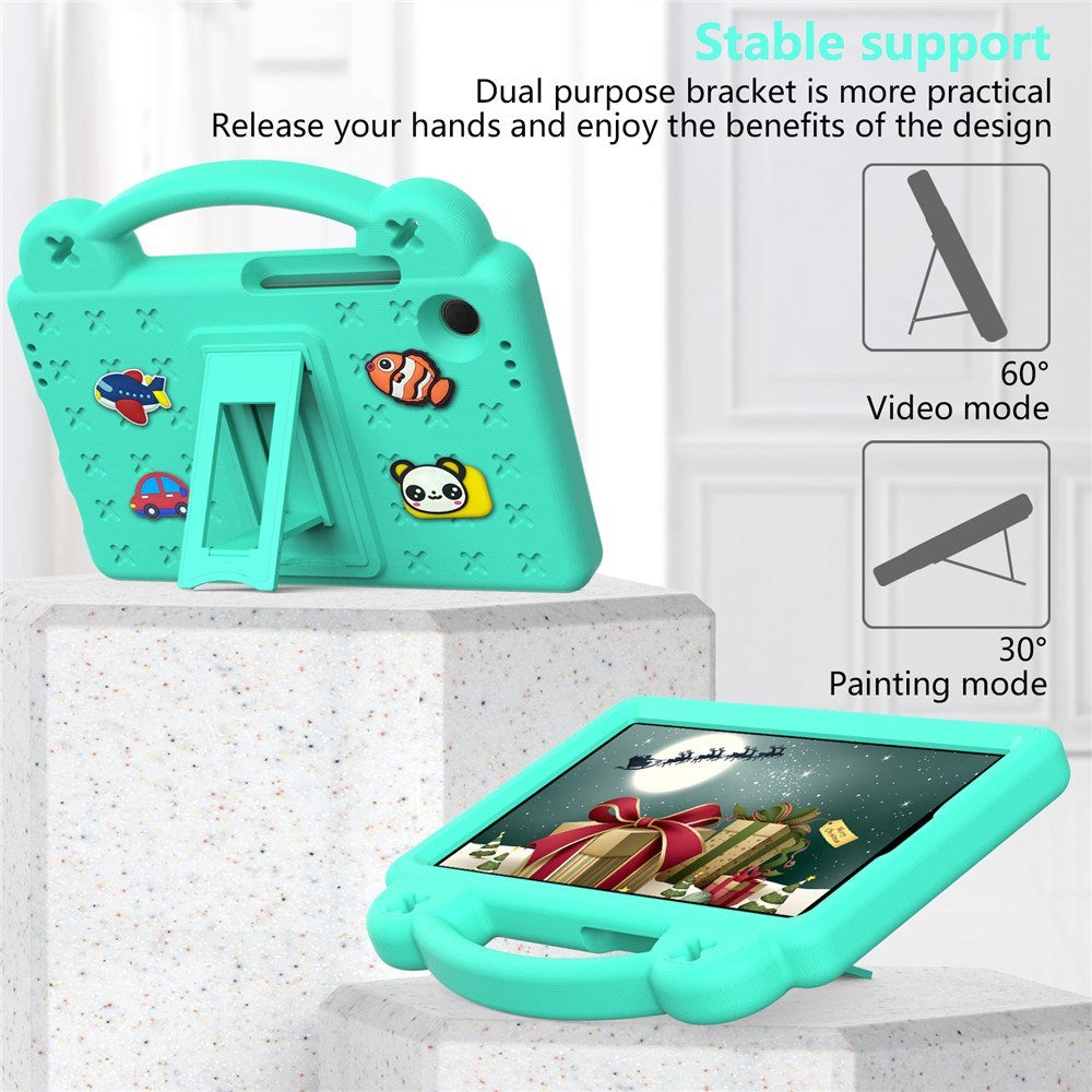 EIDERWOOD Samsung Galaxy Tab A11 / A9 Kids Case w. Kickstand - Green