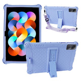 EIDERWOOD Xiaomi Redmi Pad SE Hybrid Case w. Stand Function & Shoulder Strap - Purple