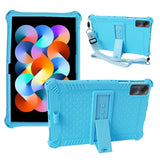 EIDERWOOD Xiaomi Redmi Pad SE Hybrid Case w. Stand Function & Shoulder Strap - Blue