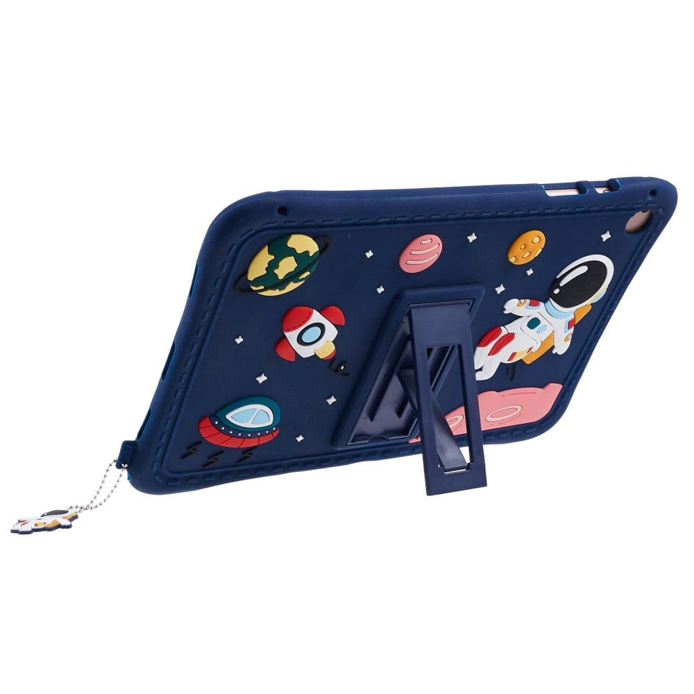 Samsung Galaxy Tab A9+ (Plus) Kids Case w. Stand & Cartoon - Dark Blue