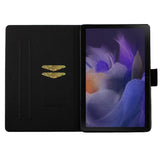 Samsung Galaxy Tab A9 Faux Leather Case w. Kickstand & Card Holder - Daisies