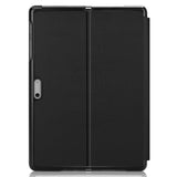 EIDERWOOD Microsoft Surface Go 4 Faux Leather Flip Case - Black