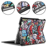 EIDERWOOD Microsoft Surface Go 4 Flip Case w. Standing Function - Graffiti