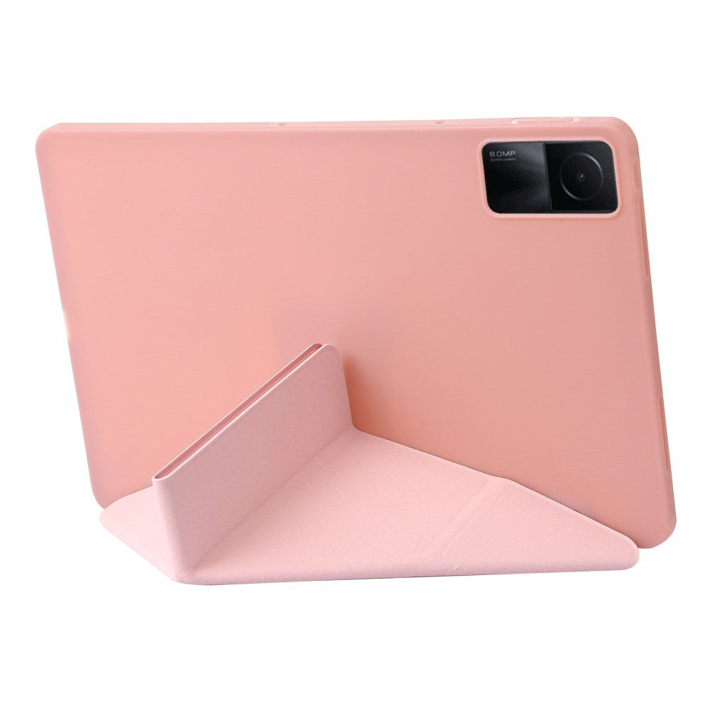 EIDERWOOD Xiaomi Redmi Pad SE Case - Flexible Origami Case - Rose Gold