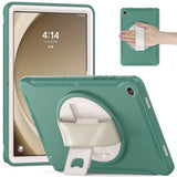 Samsung Galaxy Tab A9+ (Plus) Tough Case w. Handholder & Kickstand - Green