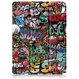 OnePlus Pad Go PU Leather Flip Case W. Kickstand & Wake-up Function - Graffiti