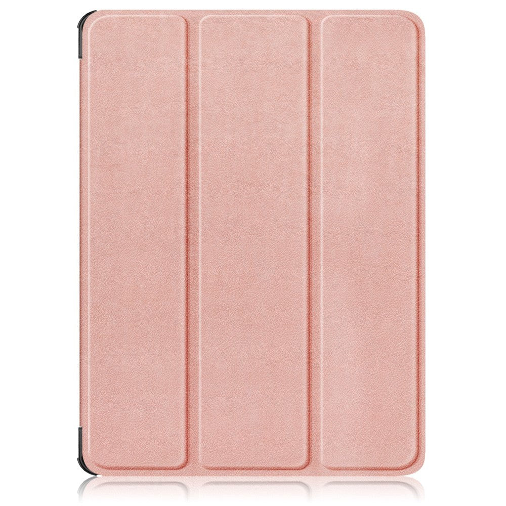 OnePlus Pad Go Tri-Fold Leather Case w. Stand - Rose Gold