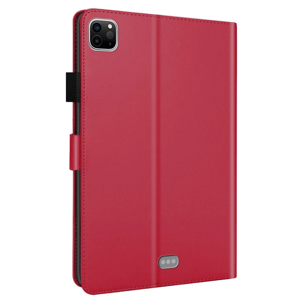 iPad Pro 11" (2022 / 2021 / 2020) Leather Flip Case w. Animal Motif - Red