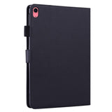 iPad 10.9" ( 2022) Leather Flip Case w. Animal Motif - Black