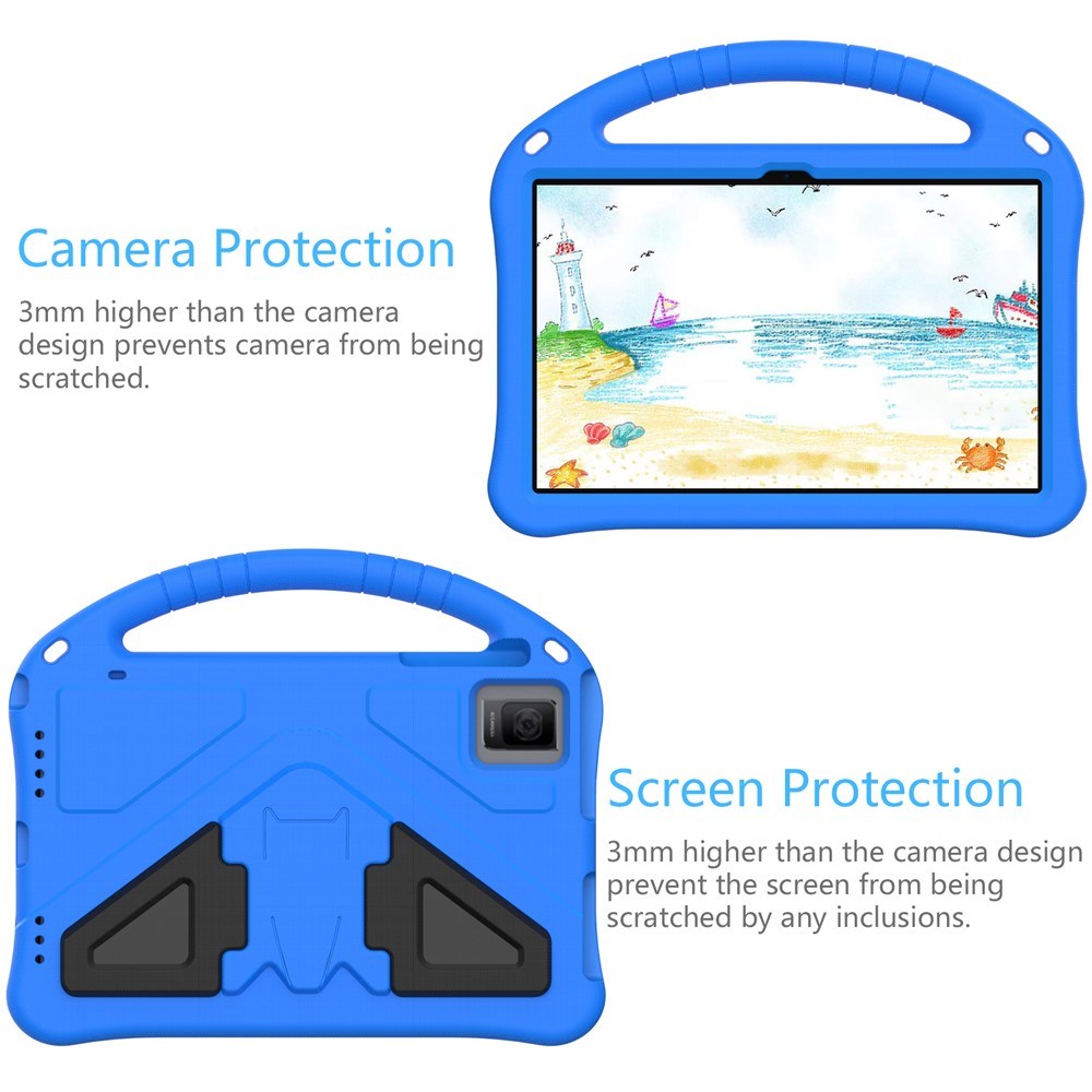 TCL Tab 10 Gen2 EIDERWOOD Kids Case with Handle & Stand Function - Blue