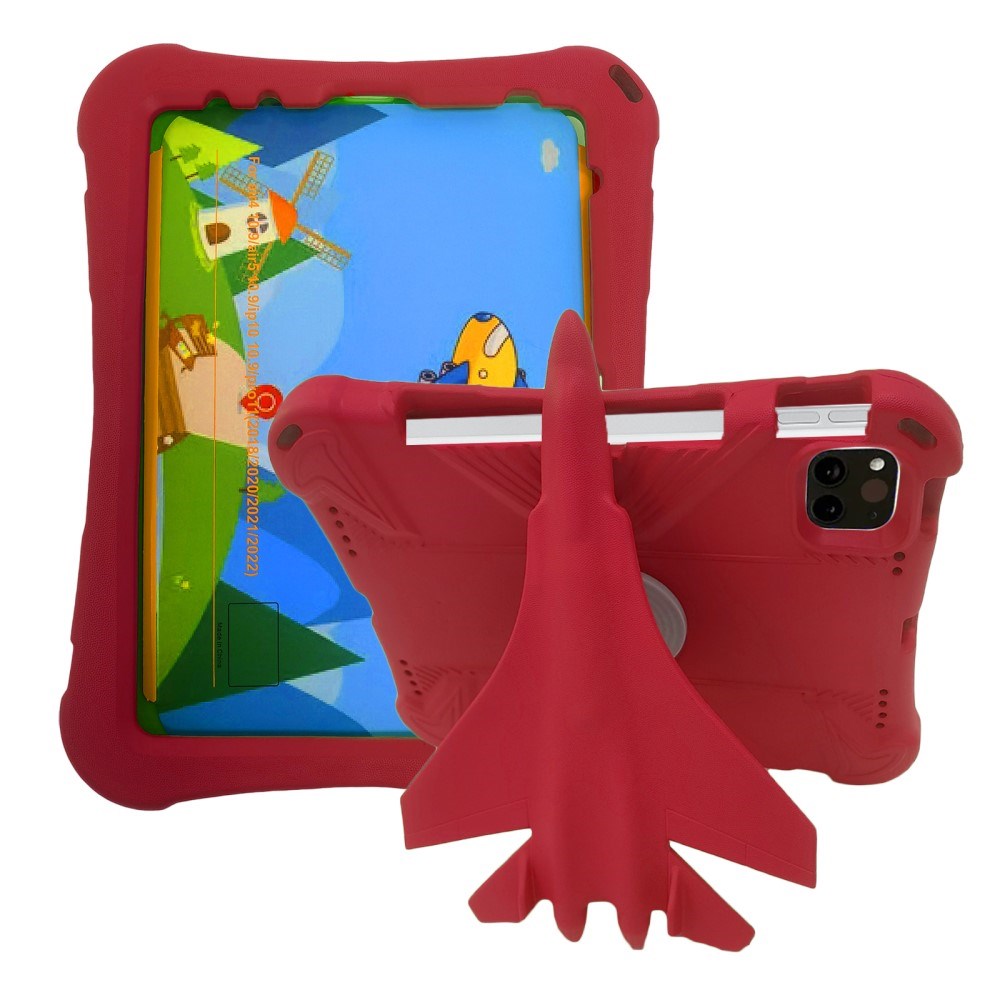 iPad Air (2022 / 2020) / Pro 11" (2022 / 2021 / 2020) - Airplane Super 360 Degree Position Case - Red