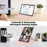 Lenovo Idea Tab 11" / Tab M11 EIDERWOOD Tablet Flip Case with Stylus Pen Holder - Pink