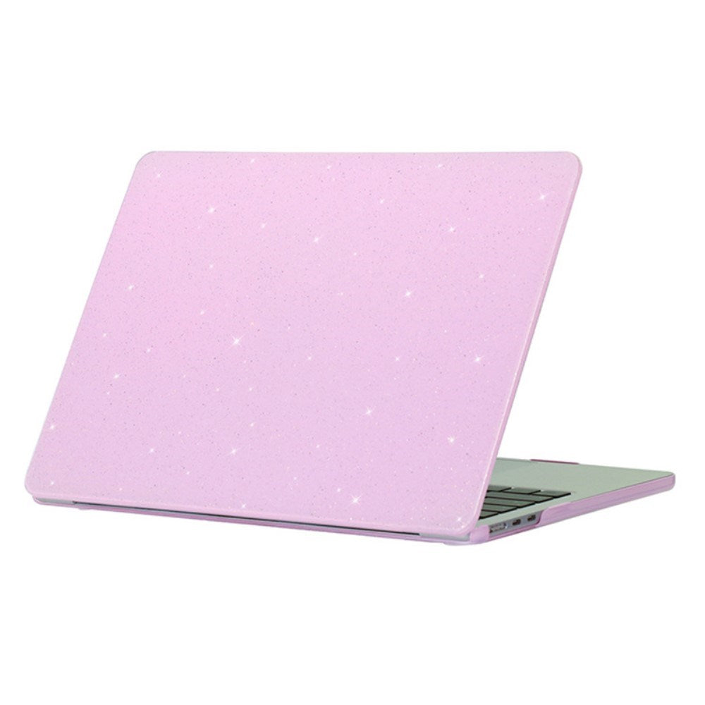 MacBook Air 13 M2/M3 (2022-2024) Hard Plastic Case with Glitter Design - Purple