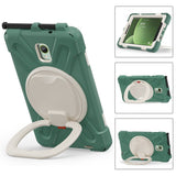 EIDERWOOD Samsung Galaxy Tab Active5 Tough Case w. Handholder & Kickstand - Green