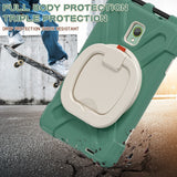 EIDERWOOD Samsung Galaxy Tab Active5 Tough Case w. Handholder & Kickstand - Green