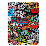 EIDERWOOD iPad Pro 11" (2024) Tri-Fold PU Flip Case with Sleep / Wake-up Function - Graffiti